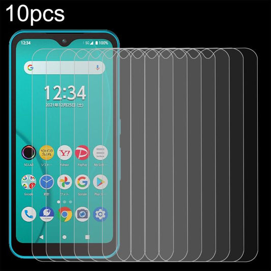 10-pack tempered glass screen protectors with rounded 2.5D curved edges