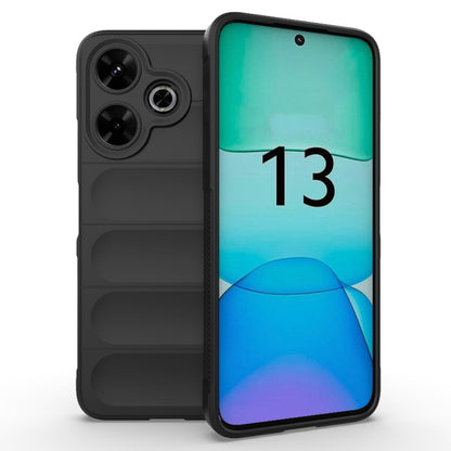 Magic Shield TPU + Flannel Phone Case, For Redmi K80 5G / Xiaomi Poco F7 Pro, For Redmi Note 14 4G 164.84mm EU, For Redmi Turbo 4, For Redmi Note 14 5G, For Redmi Note 14 Pro 5G, For Redmi 14C 4G Global, For Redmi K70 Ultra Global, For Redmi 13 4G Global