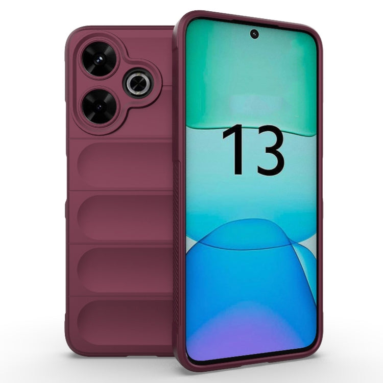 Magic Shield TPU + Flannel Phone Case, For Redmi K80 5G / Xiaomi Poco F7 Pro, For Redmi Note 14 4G 164.84mm EU, For Redmi Turbo 4, For Redmi Note 14 5G, For Redmi Note 14 Pro 5G, For Redmi 14C 4G Global, For Redmi K70 Ultra Global, For Redmi 13 4G Global