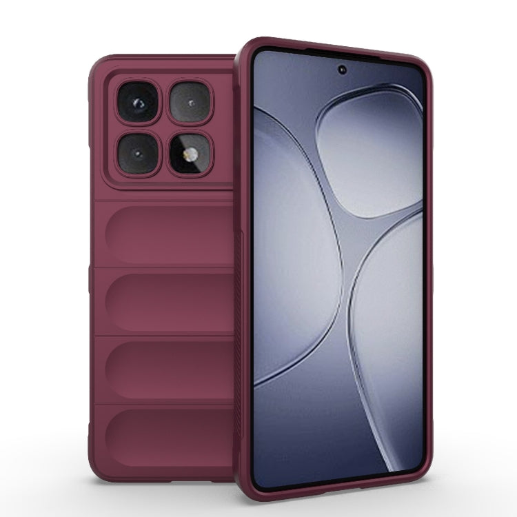 Magic Shield TPU + Flannel Phone Case, For Redmi K80 5G / Xiaomi Poco F7 Pro, For Redmi Note 14 4G 164.84mm EU, For Redmi Turbo 4, For Redmi Note 14 5G, For Redmi Note 14 Pro 5G, For Redmi 14C 4G Global, For Redmi K70 Ultra Global, For Redmi 13 4G Global