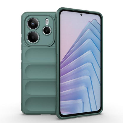 Magic Shield TPU + Flannel Phone Case, For Redmi K80 5G / Xiaomi Poco F7 Pro, For Redmi Note 14 4G 164.84mm EU, For Redmi Turbo 4, For Redmi Note 14 5G, For Redmi Note 14 Pro 5G, For Redmi 14C 4G Global, For Redmi K70 Ultra Global, For Redmi 13 4G Global