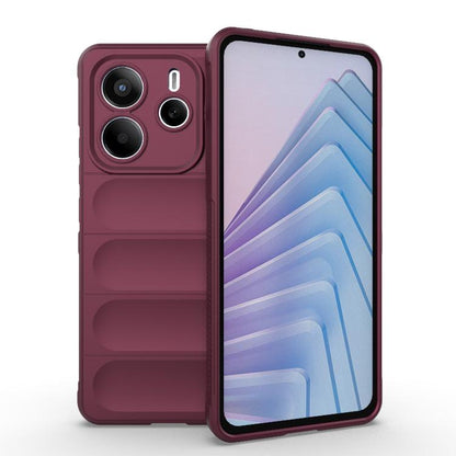 Magic Shield TPU + Flannel Phone Case, For Redmi K80 5G / Xiaomi Poco F7 Pro, For Redmi Note 14 4G 164.84mm EU, For Redmi Turbo 4, For Redmi Note 14 5G, For Redmi Note 14 Pro 5G, For Redmi 14C 4G Global, For Redmi K70 Ultra Global, For Redmi 13 4G Global