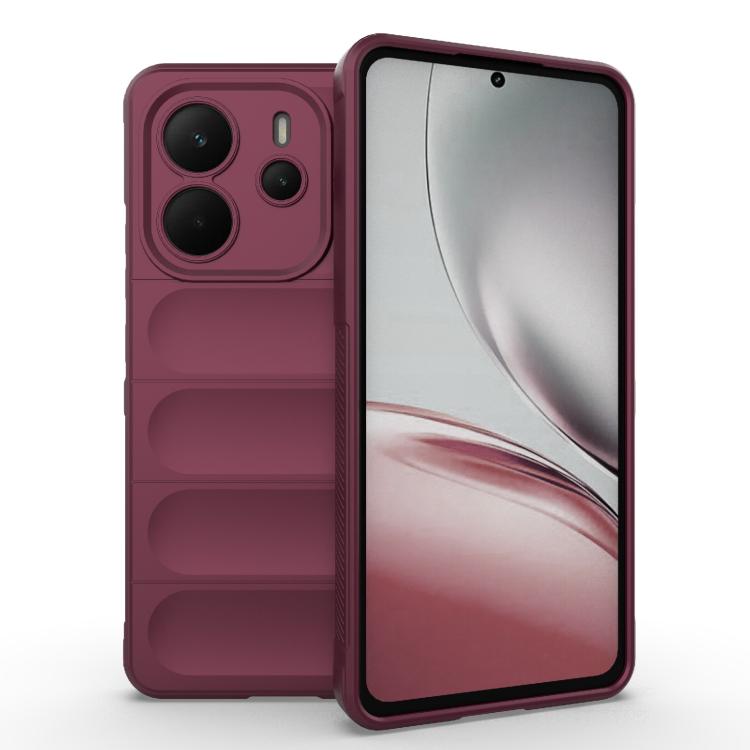 Magic Shield TPU + Flannel Phone Case, For Redmi K80 5G / Xiaomi Poco F7 Pro, For Redmi Note 14 4G 164.84mm EU, For Redmi Turbo 4, For Redmi Note 14 5G, For Redmi Note 14 Pro 5G, For Redmi 14C 4G Global, For Redmi K70 Ultra Global, For Redmi 13 4G Global
