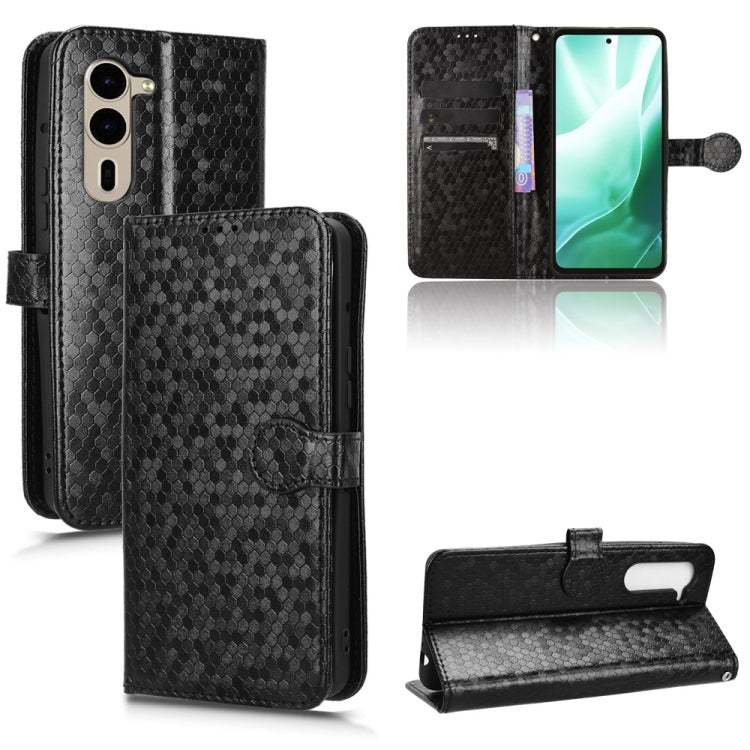 Honeycomb Dot Texture Leather Phone Case, For Fujitsu Arrows We3, For Fujitsu Arrows Alpha F-51F, For Fujitsu Arrows F-51E We2, For Fujitsu Arrows F-51E We2 Plus