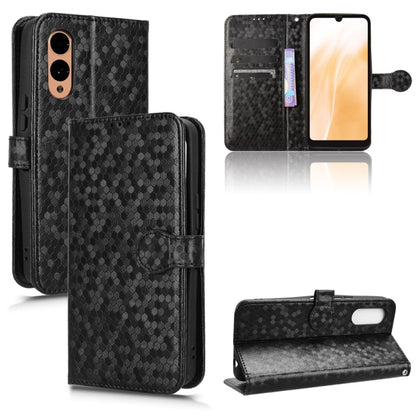 Honeycomb Dot Texture Leather Phone Case, For Fujitsu Arrows We3, For Fujitsu Arrows Alpha F-51F, For Fujitsu Arrows F-51E We2, For Fujitsu Arrows F-51E We2 Plus