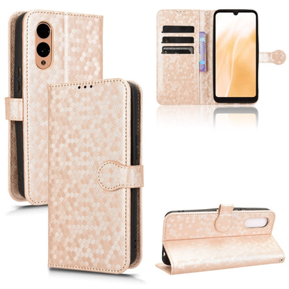 Honeycomb Dot Texture Leather Phone Case, For Fujitsu Arrows We3, For Fujitsu Arrows Alpha F-51F, For Fujitsu Arrows F-51E We2, For Fujitsu Arrows F-51E We2 Plus