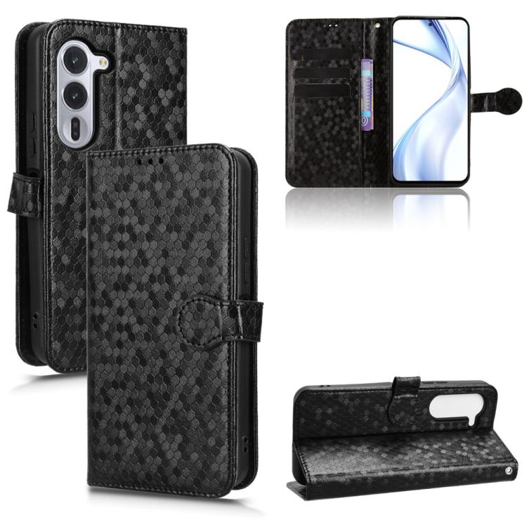 Honeycomb Dot Texture Leather Phone Case, For Fujitsu Arrows We3, For Fujitsu Arrows Alpha F-51F, For Fujitsu Arrows F-51E We2, For Fujitsu Arrows F-51E We2 Plus