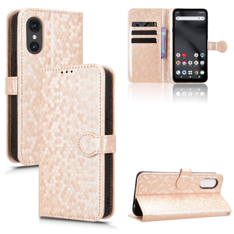 Honeycomb Dot Texture Leather Phone Case, For Fujitsu Arrows We3, For Fujitsu Arrows Alpha F-51F, For Fujitsu Arrows F-51E We2, For Fujitsu Arrows F-51E We2 Plus