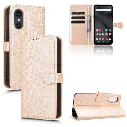 Honeycomb Dot Texture Leather Phone Case, For Fujitsu Arrows We3, For Fujitsu Arrows Alpha F-51F, For Fujitsu Arrows F-51E We2, For Fujitsu Arrows F-51E We2 Plus
