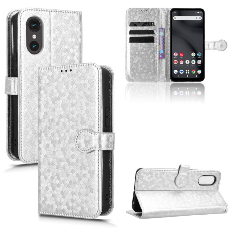 Honeycomb Dot Texture Leather Phone Case, For Fujitsu Arrows We3, For Fujitsu Arrows Alpha F-51F, For Fujitsu Arrows F-51E We2, For Fujitsu Arrows F-51E We2 Plus