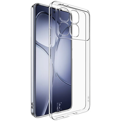 Clear TPU slim phone case with camera cutouts and open side ports