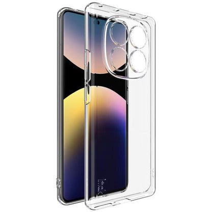 Clear TPU shockproof phone case, slim profile, raised camera lens cutouts