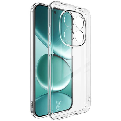Clear TPU shockproof case with raised camera lens cover and precise openings