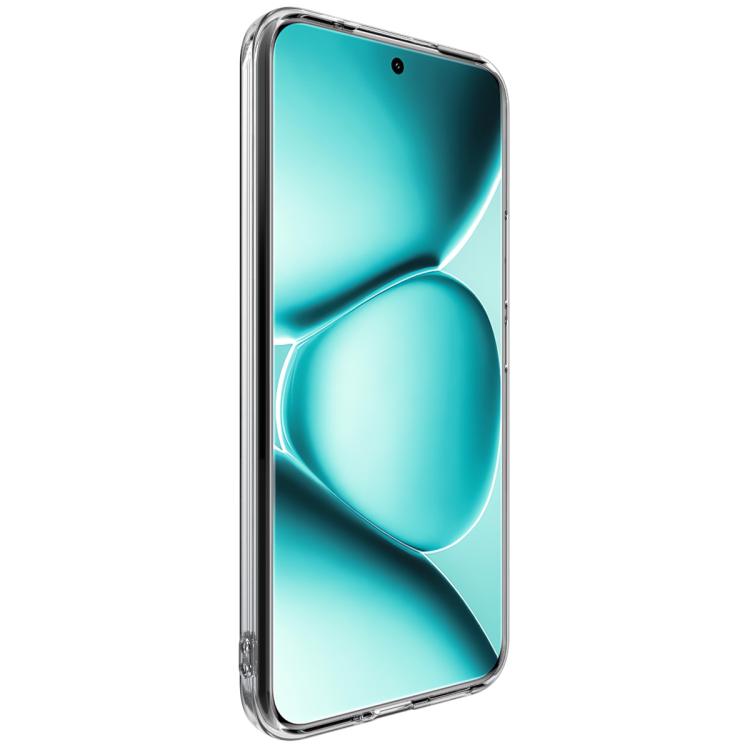 Clear slim protective phone case with camera cutout and smooth shockproof edges