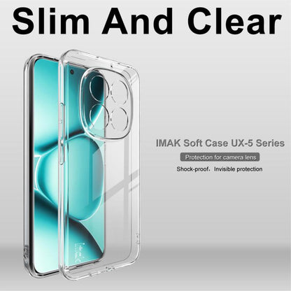 Clear slim TPU case showing camera lens cover and impact-protection design