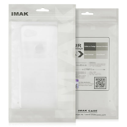 IMAK TPU phone case package, clear front sleeve with label backing card