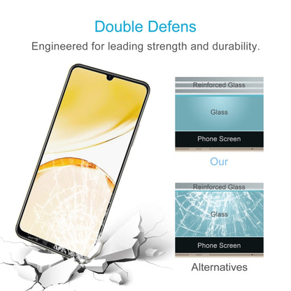 Tempered glass screen protector film showing durability against impact