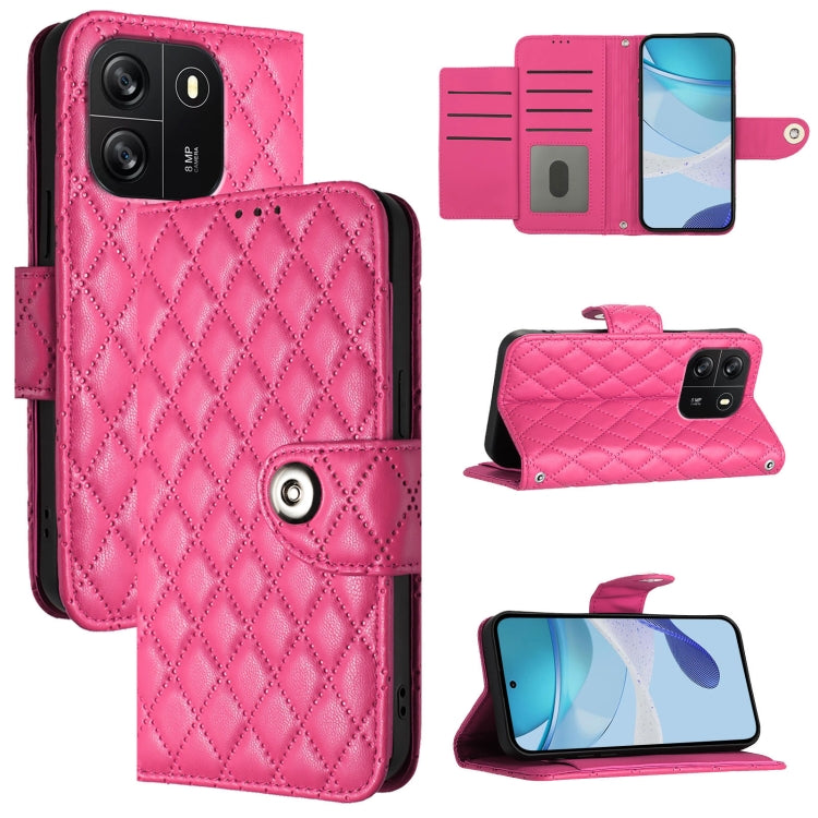 Rhombic Texture Flip Leather Phone Case with Lanyard, For Blackview Wave 7C, For Blackview Wave 10, For Blackview Shark 6, For Blackview Oscal Tiger 13, For Blackview Wave 8C, For Blackview Oscal Flat 2 / 2C, For Blackview Oscal Flat 1C                ...