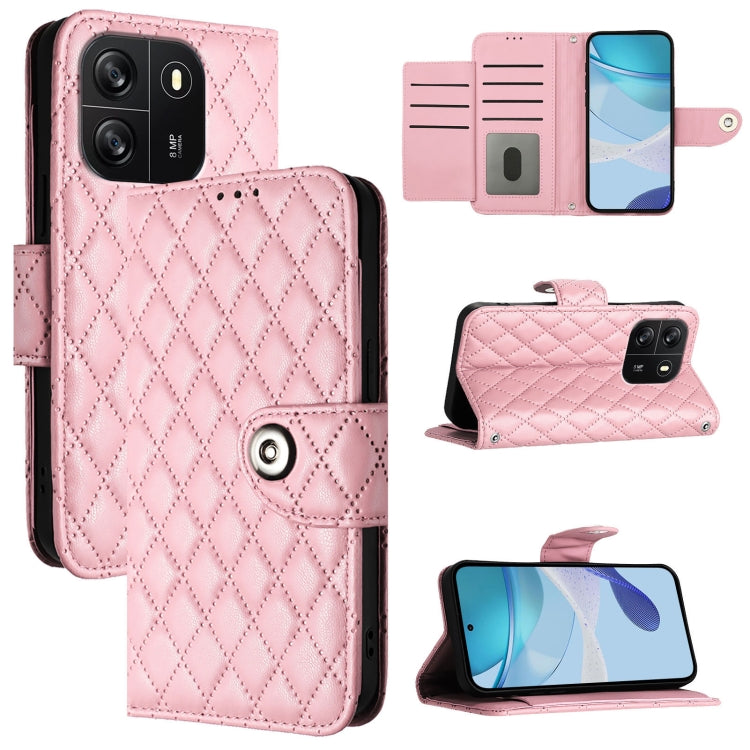 Rhombic Texture Flip Leather Phone Case with Lanyard, For Blackview Wave 7C, For Blackview Wave 10, For Blackview Shark 6, For Blackview Oscal Tiger 13, For Blackview Wave 8C, For Blackview Oscal Flat 2 / 2C, For Blackview Oscal Flat 1C                ...