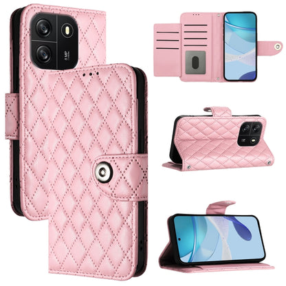 Rhombic Texture Flip Leather Phone Case with Lanyard, For Blackview Wave 7C, For Blackview Wave 10, For Blackview Shark 6, For Blackview Oscal Tiger 13, For Blackview Wave 8C, For Blackview Oscal Flat 2 / 2C, For Blackview Oscal Flat 1C                ...