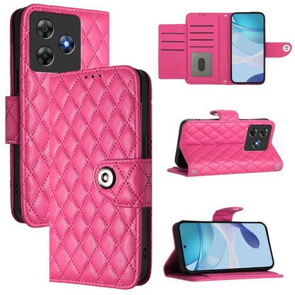 Rhombic Texture Flip Leather Phone Case with Lanyard, For Blackview Wave 7C, For Blackview Wave 10, For Blackview Shark 6, For Blackview Oscal Tiger 13, For Blackview Wave 8C, For Blackview Oscal Flat 2 / 2C, For Blackview Oscal Flat 1C                ...