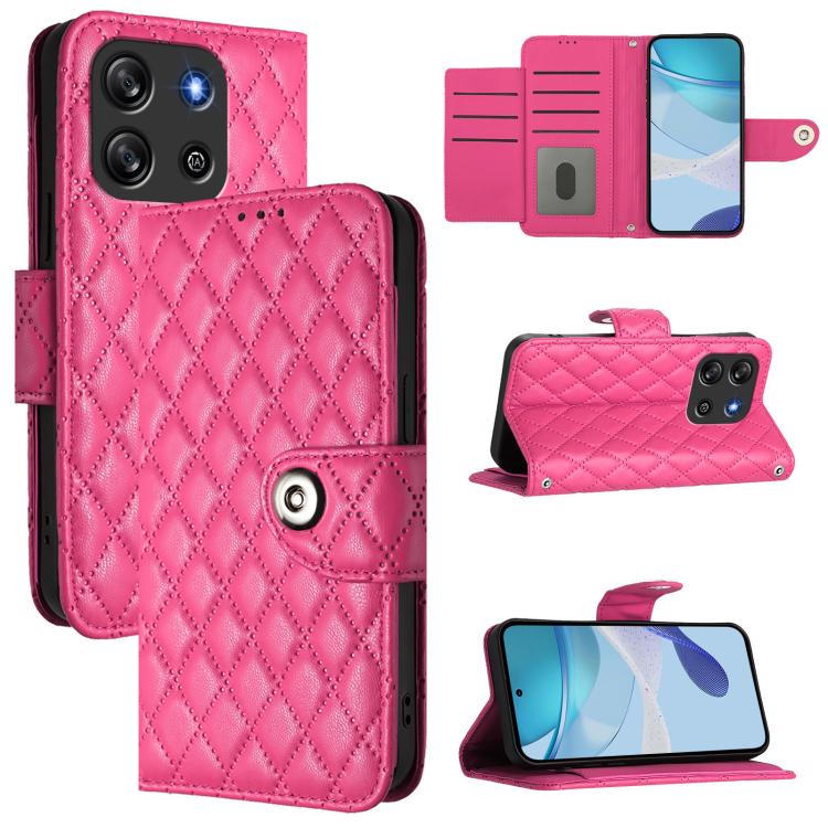 Rhombic Texture Flip Leather Phone Case with Lanyard, For Blackview Wave 7C, For Blackview Wave 10, For Blackview Shark 6, For Blackview Oscal Tiger 13, For Blackview Wave 8C, For Blackview Oscal Flat 2 / 2C, For Blackview Oscal Flat 1C                ...