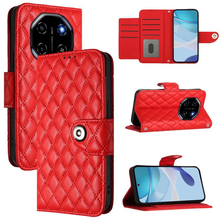 Rhombic Texture Flip Leather Phone Case with Lanyard, For Blackview Wave 7C, For Blackview Wave 10, For Blackview Shark 6, For Blackview Oscal Tiger 13, For Blackview Wave 8C, For Blackview Oscal Flat 2 / 2C, For Blackview Oscal Flat 1C                ...