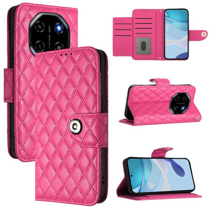 Rhombic Texture Flip Leather Phone Case with Lanyard, For Blackview Wave 7C, For Blackview Wave 10, For Blackview Shark 6, For Blackview Oscal Tiger 13, For Blackview Wave 8C, For Blackview Oscal Flat 2 / 2C, For Blackview Oscal Flat 1C                ...