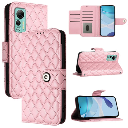 Rhombic Texture Flip Leather Phone Case with Lanyard, For Ulefone Note 18 Ultra, For Ulefone Note 14