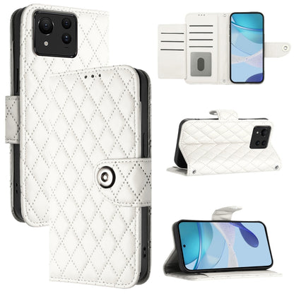 Rhombic Texture Flip Leather Phone Case with Lanyard, For Asus Zenfone 12 Ultra, For Asus ROG Phone 9 / 9 Pro, For Asus Zenfone 11 Ultra, For Asus ROG Phone 8