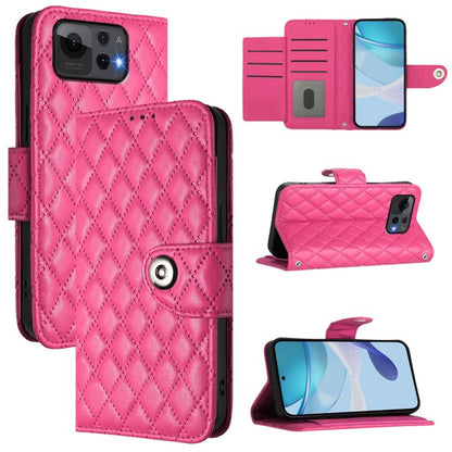 Rhombic Texture Flip Leather Phone Case with Lanyard, For Asus Zenfone 12 Ultra, For Asus ROG Phone 9 / 9 Pro, For Asus Zenfone 11 Ultra, For Asus ROG Phone 8
