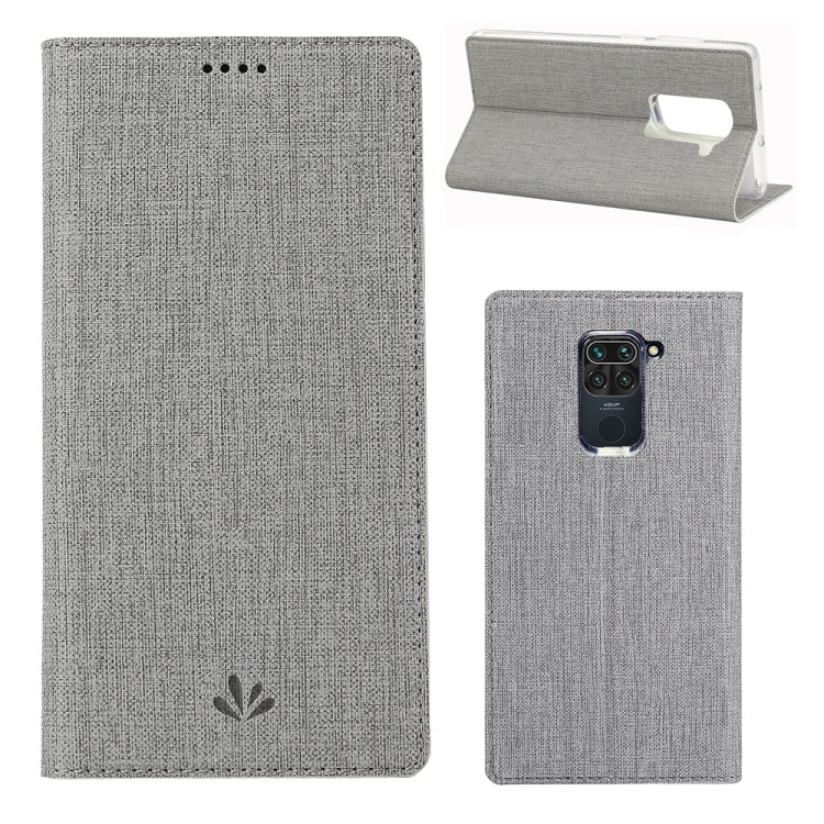 Grey magnetic flip phone case with card slot and back camera cutout