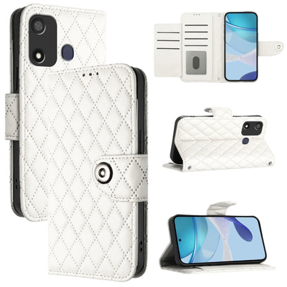 Rhombic Texture Flip Leather Phone Case with Lanyard, For itel S23 S665L, For itel S18 / Vision 5, For itel P40, For itel S17 / Vision 3, For itel A58 / A49, For itel P17 / A27, For itel A48