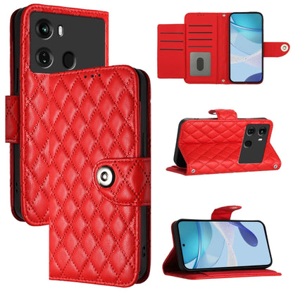 Rhombic Texture Flip Leather Phone Case with Lanyard, For itel S23 S665L, For itel S18 / Vision 5, For itel P40, For itel S17 / Vision 3, For itel A58 / A49, For itel P17 / A27, For itel A48