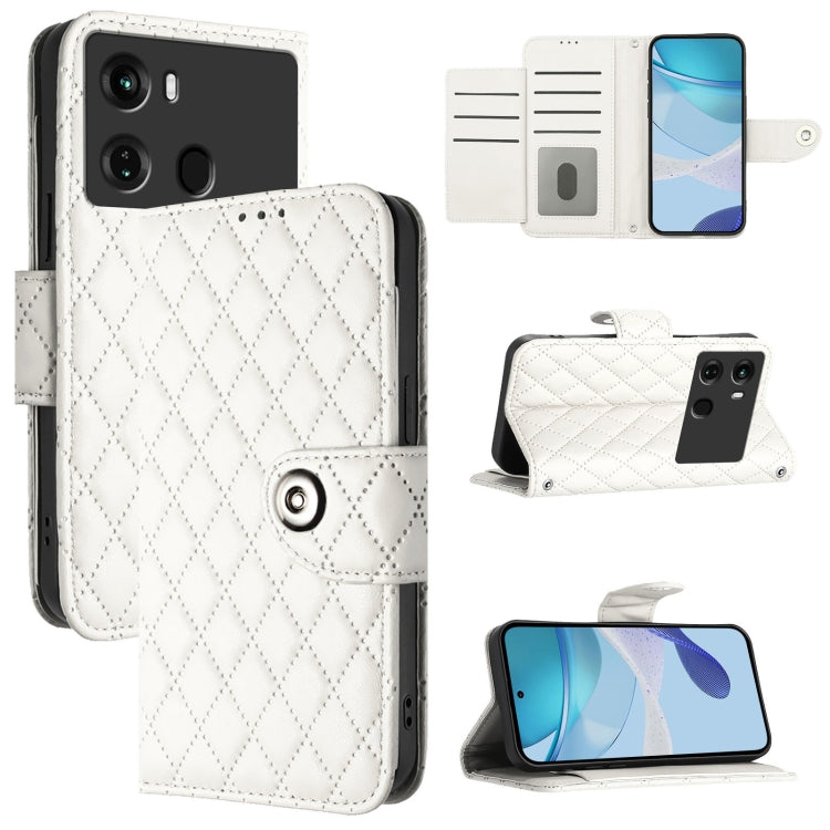 Rhombic Texture Flip Leather Phone Case with Lanyard, For itel S23 S665L, For itel S18 / Vision 5, For itel P40, For itel S17 / Vision 3, For itel A58 / A49, For itel P17 / A27, For itel A48