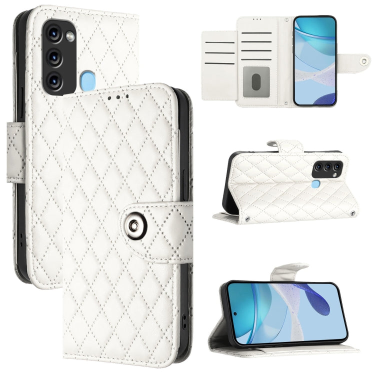 Rhombic Texture Flip Leather Phone Case with Lanyard, For itel S23 S665L, For itel S18 / Vision 5, For itel P40, For itel S17 / Vision 3, For itel A58 / A49, For itel P17 / A27, For itel A48