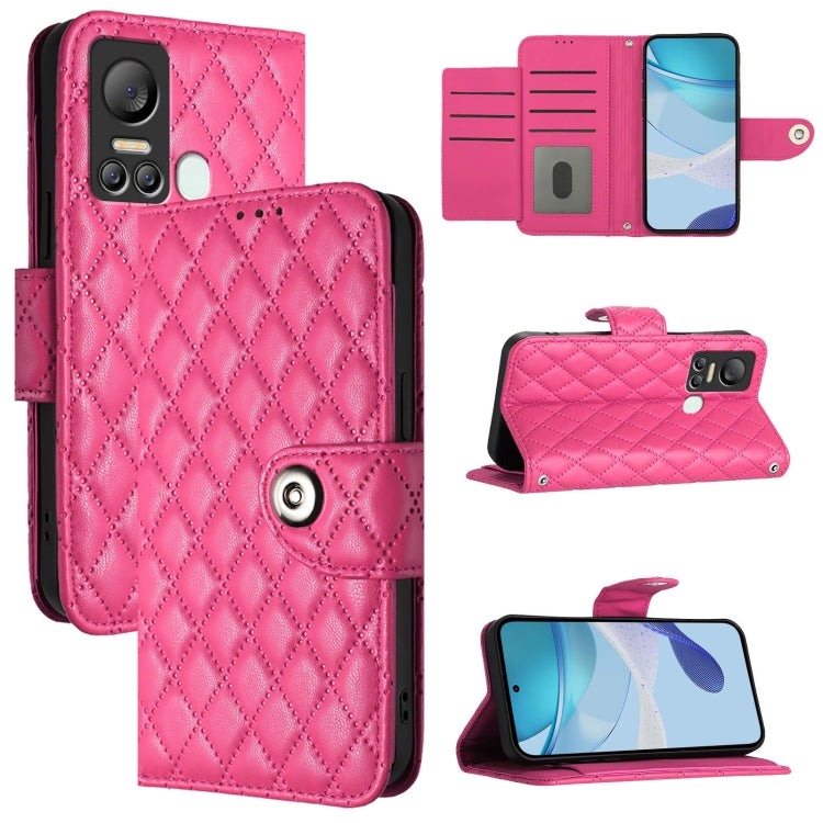 Rhombic Texture Flip Leather Phone Case with Lanyard, For itel S23 S665L, For itel S18 / Vision 5, For itel P40, For itel S17 / Vision 3, For itel A58 / A49, For itel P17 / A27, For itel A48