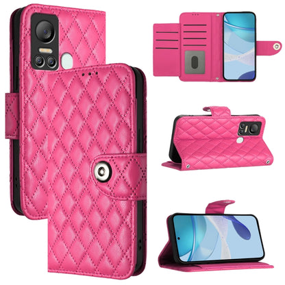 Rhombic Texture Flip Leather Phone Case with Lanyard, For itel S23 S665L, For itel S18 / Vision 5, For itel P40, For itel S17 / Vision 3, For itel A58 / A49, For itel P17 / A27, For itel A48