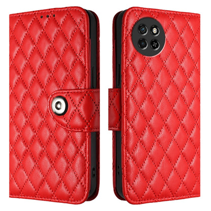 Rhombic Texture Flip Leather Phone Case with Lanyard, For itel S23 S665L, For itel S18 / Vision 5, For itel P40, For itel S17 / Vision 3, For itel A58 / A49, For itel P17 / A27, For itel A48