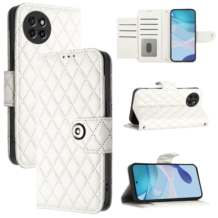 Rhombic Texture Flip Leather Phone Case with Lanyard, For itel S23 S665L, For itel S18 / Vision 5, For itel P40, For itel S17 / Vision 3, For itel A58 / A49, For itel P17 / A27, For itel A48