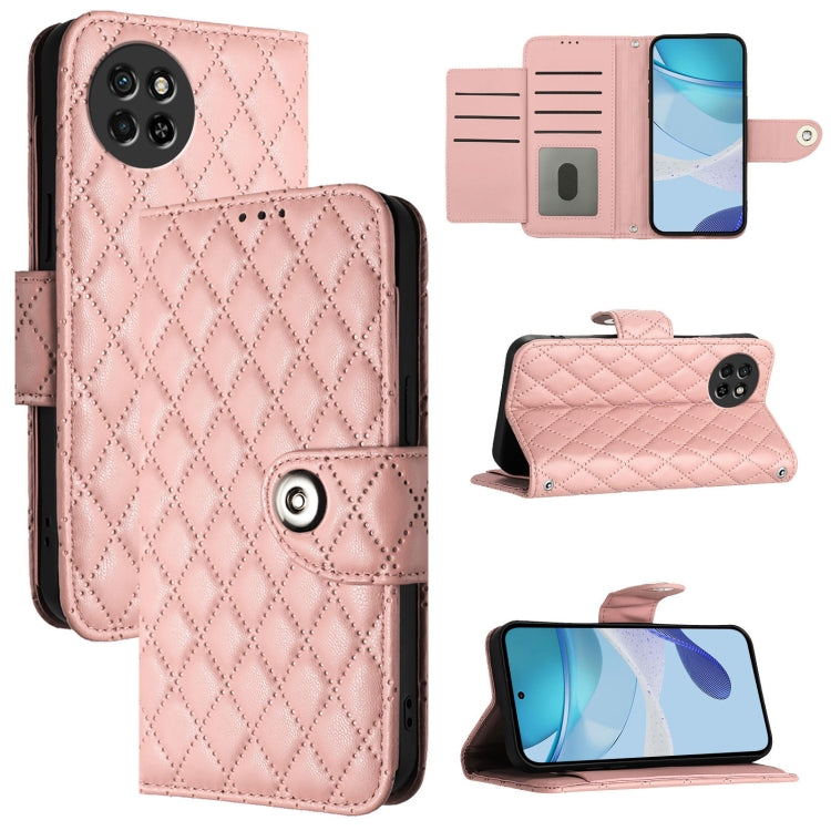 Rhombic Texture Flip Leather Phone Case with Lanyard, For itel S23 S665L, For itel S18 / Vision 5, For itel P40, For itel S17 / Vision 3, For itel A58 / A49, For itel P17 / A27, For itel A48