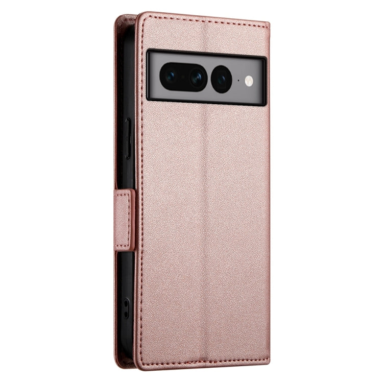 Side Buckle Magnetic Frosted Leather Phone Case, For Google Pixel 7 Pro