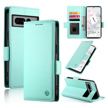 Side Buckle Magnetic Frosted Leather Phone Case, For Google Pixel 7 Pro