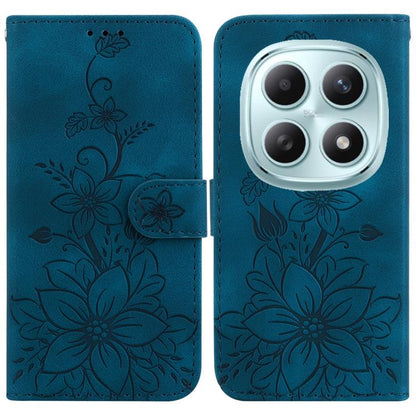 Lily Embossed Leather Phone Case, For Redmi Note 17 5G Global 169.7mm, For Redmi Note 17 Pro Max / Note 17 Pro+ 5G, For Redmi K100 Pro Max 5G / Poco F9 Ultra 5G, For Redmi 17 4G / 5G Global 170mm, For Redmi A7 Pro 4G / 5G 171mm / Poco C85x 5G          ...