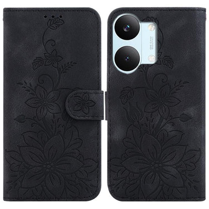 Lily Embossed Leather Phone Case, For Redmi Note 17 5G Global 169.7mm, For Redmi Note 17 Pro Max / Note 17 Pro+ 5G, For Redmi K100 Pro Max 5G / Poco F9 Ultra 5G, For Redmi 17 4G / 5G Global 170mm, For Redmi A7 Pro 4G / 5G 171mm / Poco C85x 5G          ...