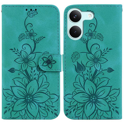 Lily Embossed Leather Phone Case, For Redmi Note 17 5G Global 169.7mm, For Redmi Note 17 Pro Max / Note 17 Pro+ 5G, For Redmi K100 Pro Max 5G / Poco F9 Ultra 5G, For Redmi 17 4G / 5G Global 170mm, For Redmi A7 Pro 4G / 5G 171mm / Poco C85x 5G          ...