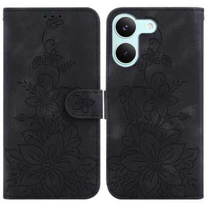 Lily Embossed Leather Phone Case, For Redmi Note 17 5G Global 169.7mm, For Redmi Note 17 Pro Max / Note 17 Pro+ 5G, For Redmi K100 Pro Max 5G / Poco F9 Ultra 5G, For Redmi 17 4G / 5G Global 170mm, For Redmi A7 Pro 4G / 5G 171mm / Poco C85x 5G          ...
