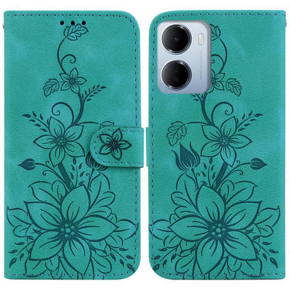 Lily Embossed Leather Phone Case, For Redmi Note 17 5G Global 169.7mm, For Redmi Note 17 Pro Max / Note 17 Pro+ 5G, For Redmi K100 Pro Max 5G / Poco F9 Ultra 5G, For Redmi 17 4G / 5G Global 170mm, For Redmi A7 Pro 4G / 5G 171mm / Poco C85x 5G          ...