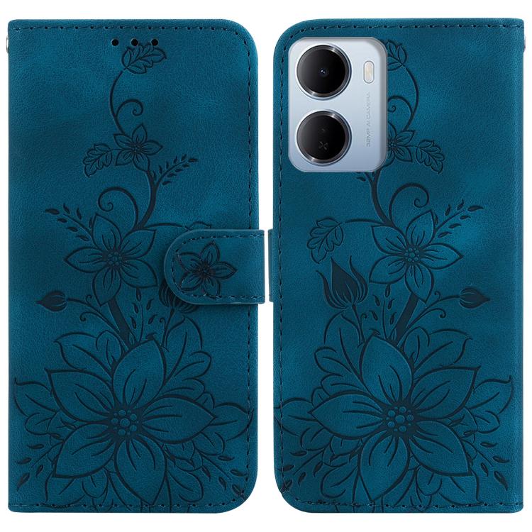 Lily Embossed Leather Phone Case, For Redmi Note 17 5G Global 169.7mm, For Redmi Note 17 Pro Max / Note 17 Pro+ 5G, For Redmi K100 Pro Max 5G / Poco F9 Ultra 5G, For Redmi 17 4G / 5G Global 170mm, For Redmi A7 Pro 4G / 5G 171mm / Poco C85x 5G          ...