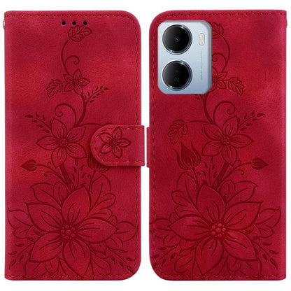 Lily Embossed Leather Phone Case, For Redmi Note 17 5G Global 169.7mm, For Redmi Note 17 Pro Max / Note 17 Pro+ 5G, For Redmi K100 Pro Max 5G / Poco F9 Ultra 5G, For Redmi 17 4G / 5G Global 170mm, For Redmi A7 Pro 4G / 5G 171mm / Poco C85x 5G          ...